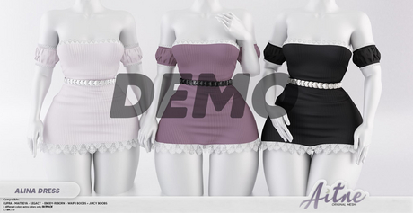 Second Life Marketplace - .Aitne. Alina Dress - DEMO